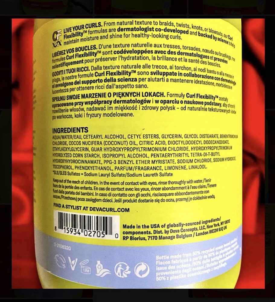 DevaCurl ONE CONDITION ORIGINAL: JUMBO SIZED 946ml/32oz, Rich Cream Conditioner