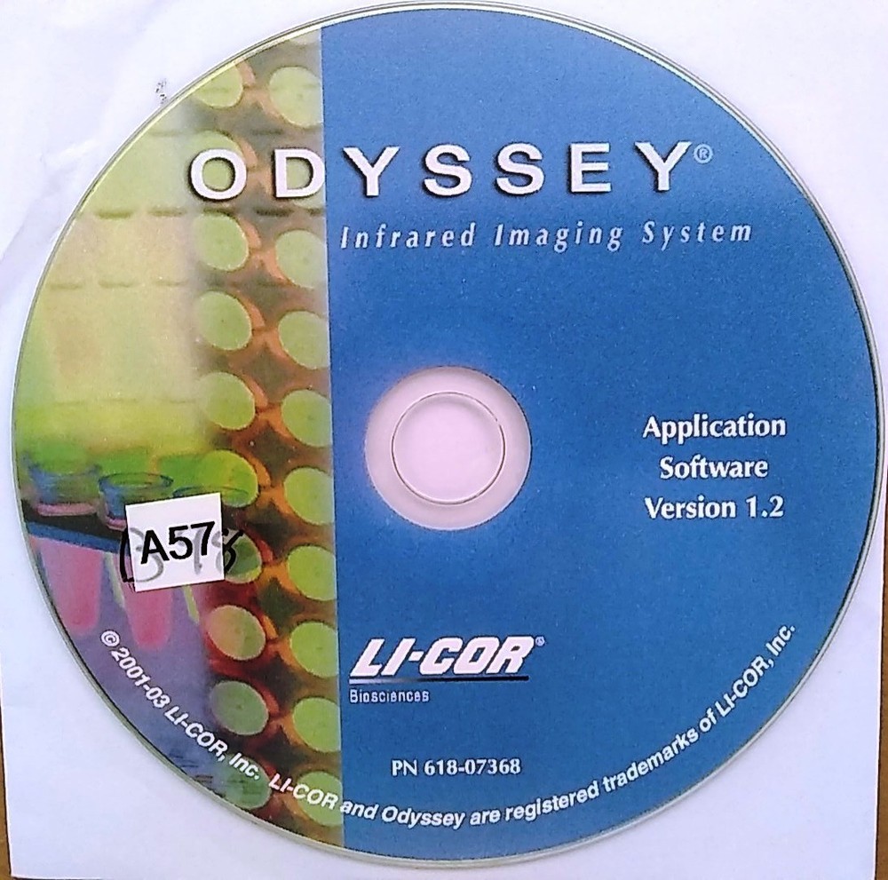 Odyssey Infrared Imaging System Application Software Version 1.2 by Li-Cor