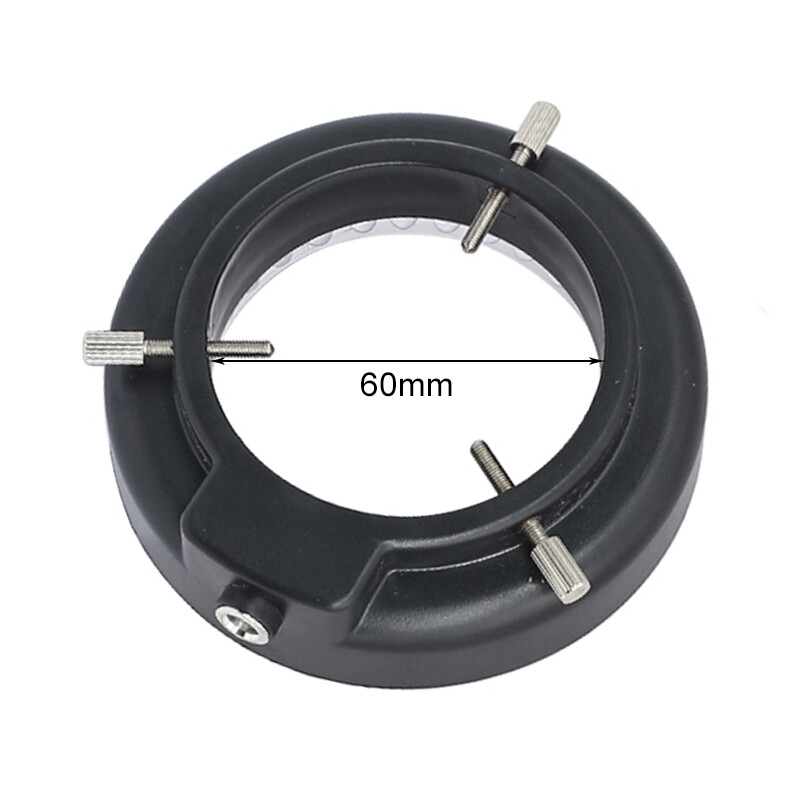 60 LED Purple UV Light Source Microscope Ring Light Lamp Illuminator 110V-240V