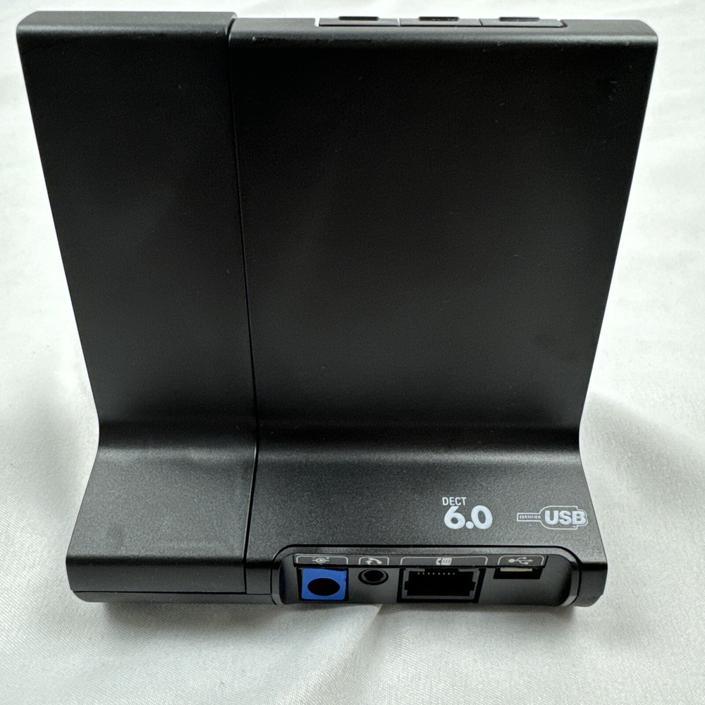 Plantronics Headset DECT w/ Wireless Base W8200B, Power Adapter & Cable