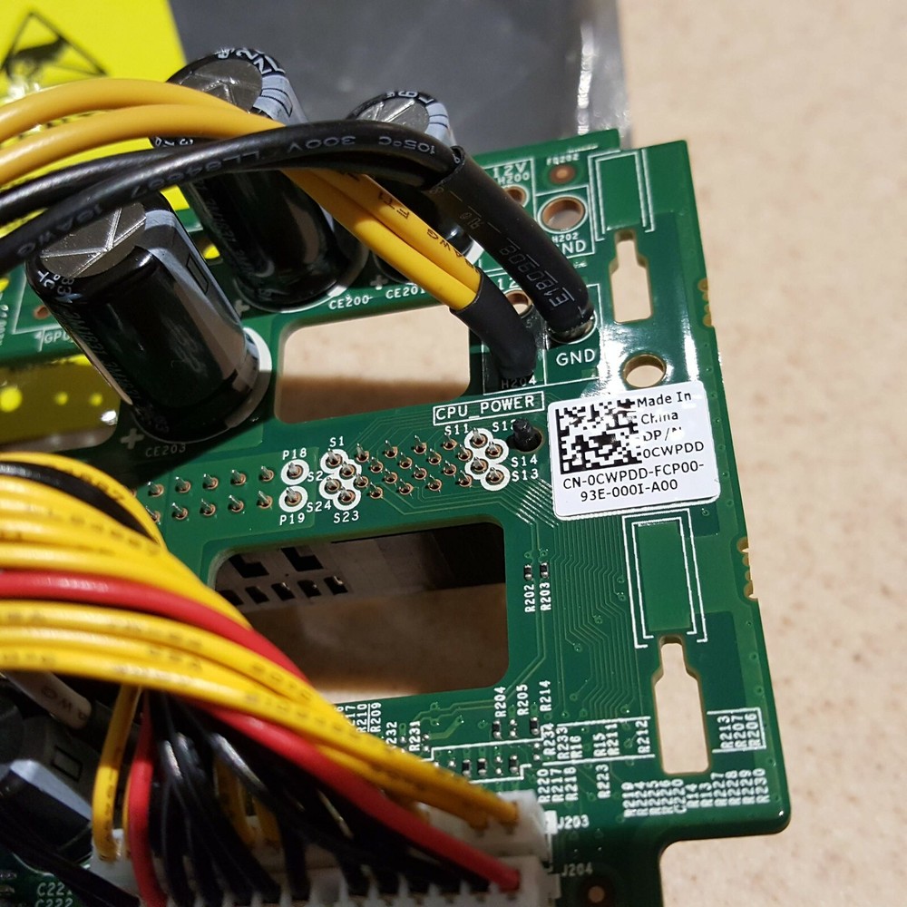 0CWPDD DELL EMC POWEREDGE T330 POWER DISTRIBUTION BOARD PDB CWPDD