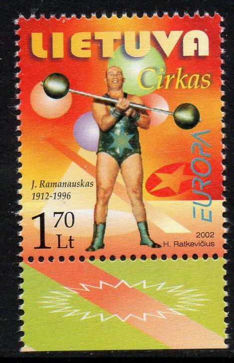 LITHUANIA MNH 2002 Europa, Circus