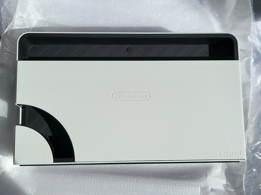 NEW WHITE OLED DOCK CABLE ONLY To Connect Another TV The Nintendo Switch Console