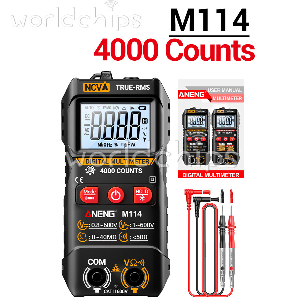 ANENG Digital Multimeter Automatic Voltmeter NCV Resistance Electrician Tester