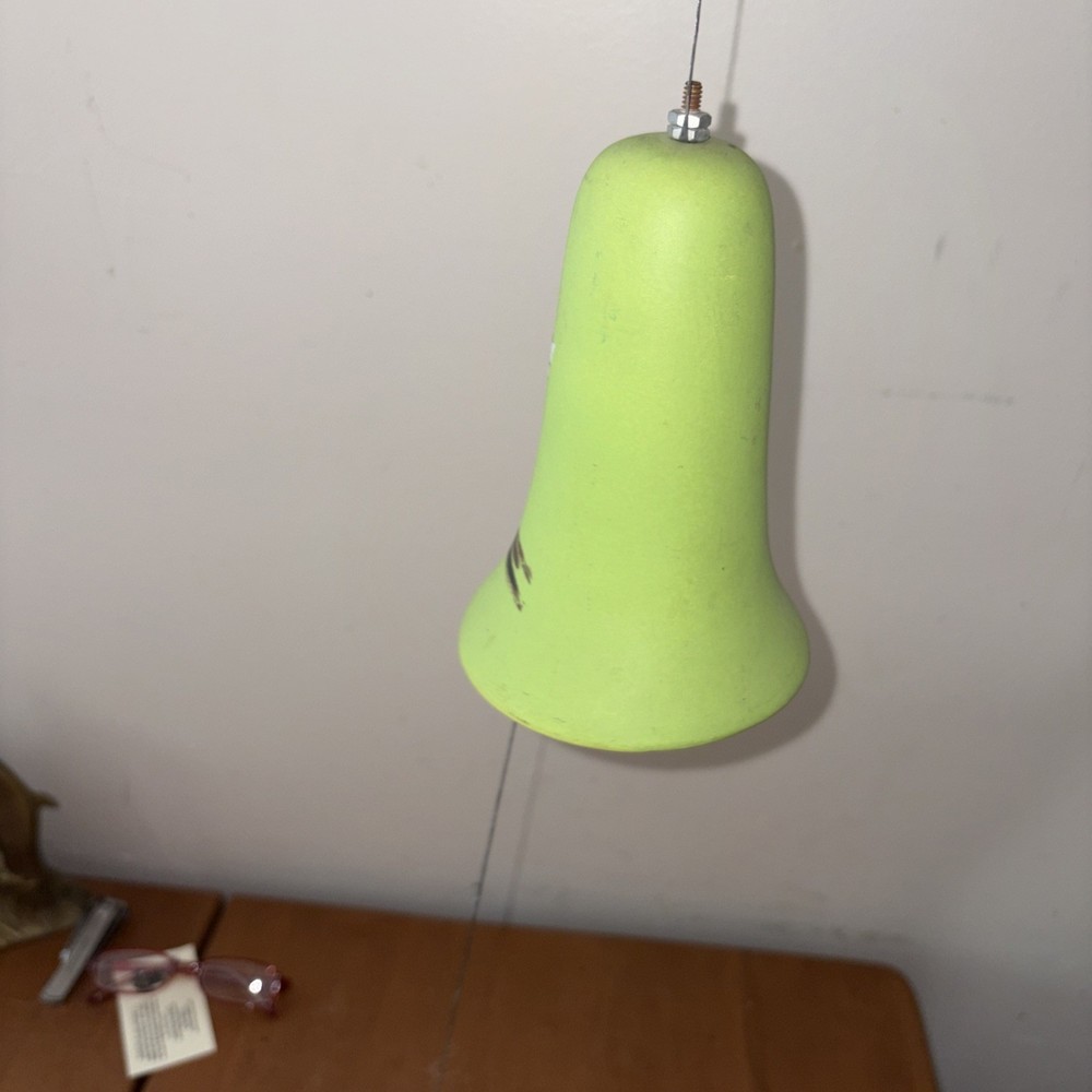 Tesa Mexican Pottery Green Bell For Outside