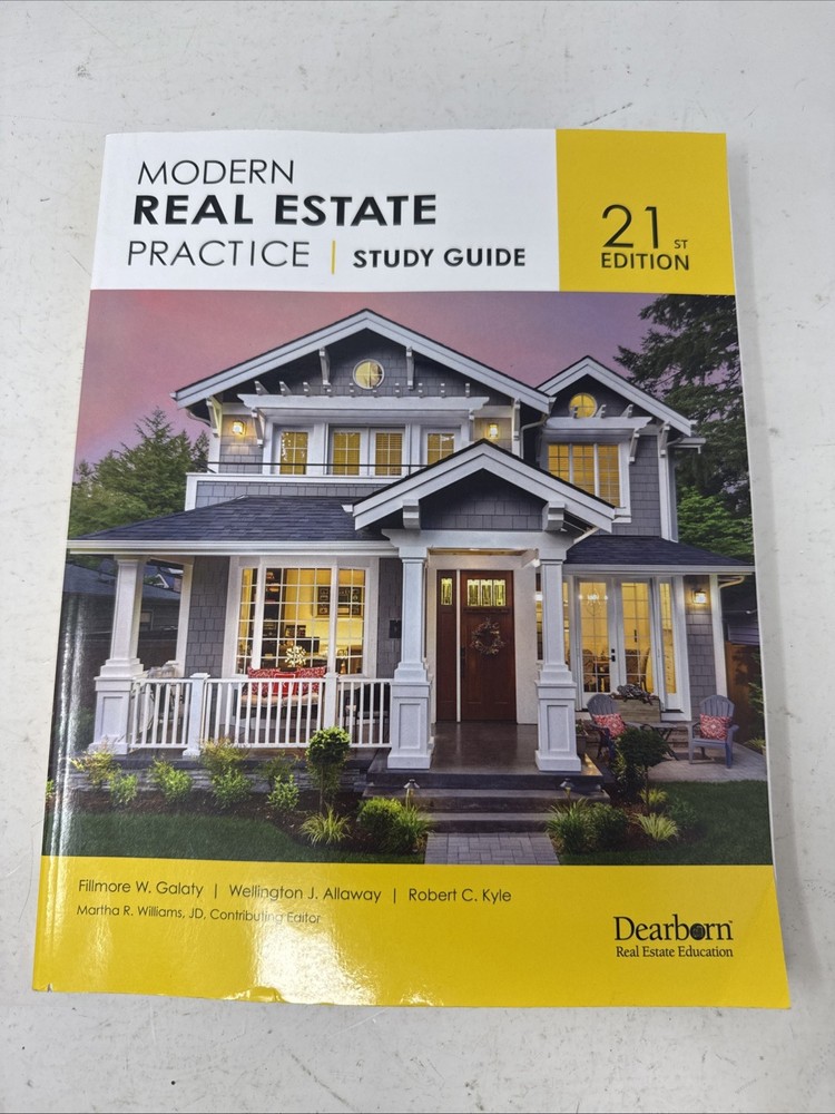 Modern Real Estate Practice Study Guide. 21st Edition Paperback