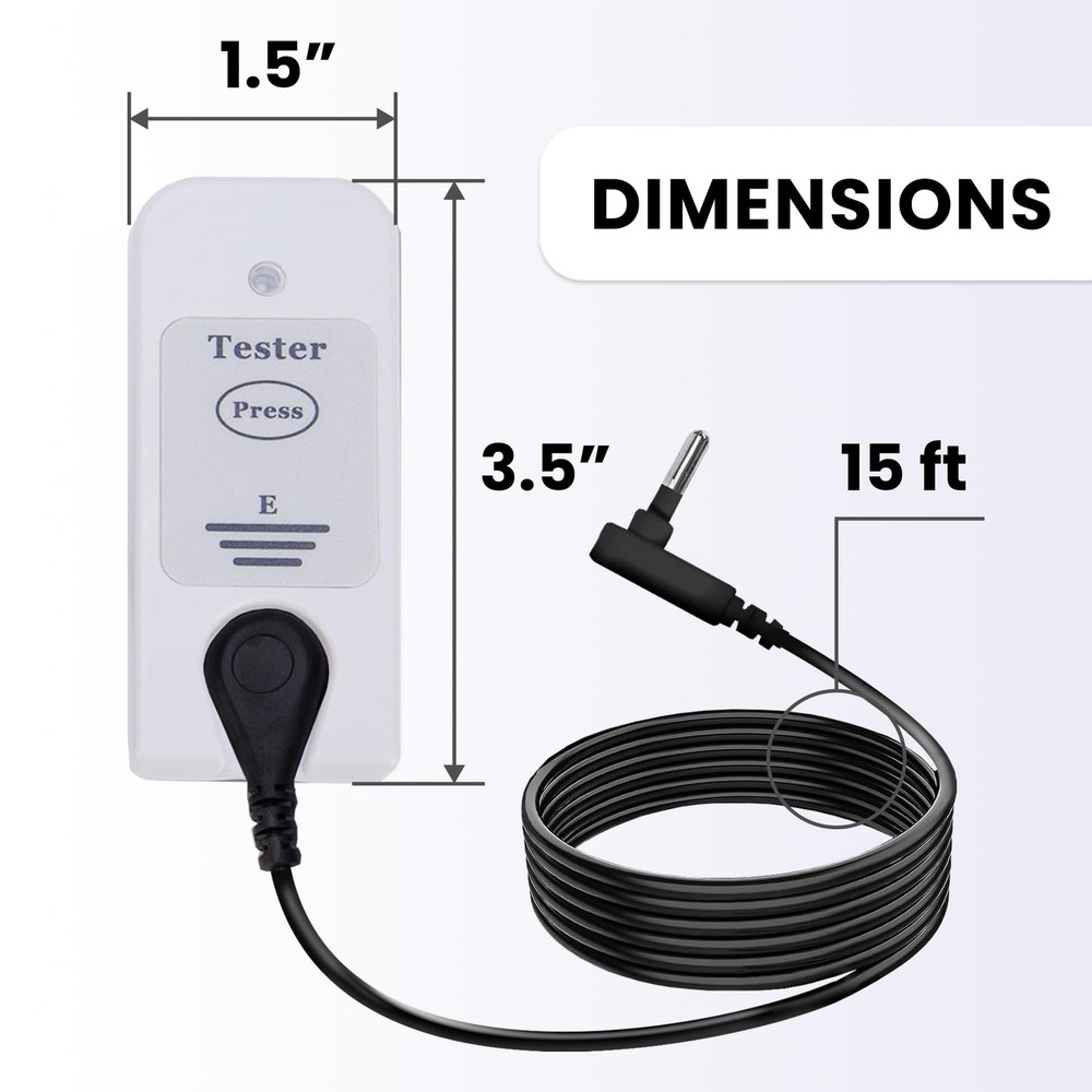 Hooga Grounding Continuity Tester for Mat, Sheets, Compact, Green