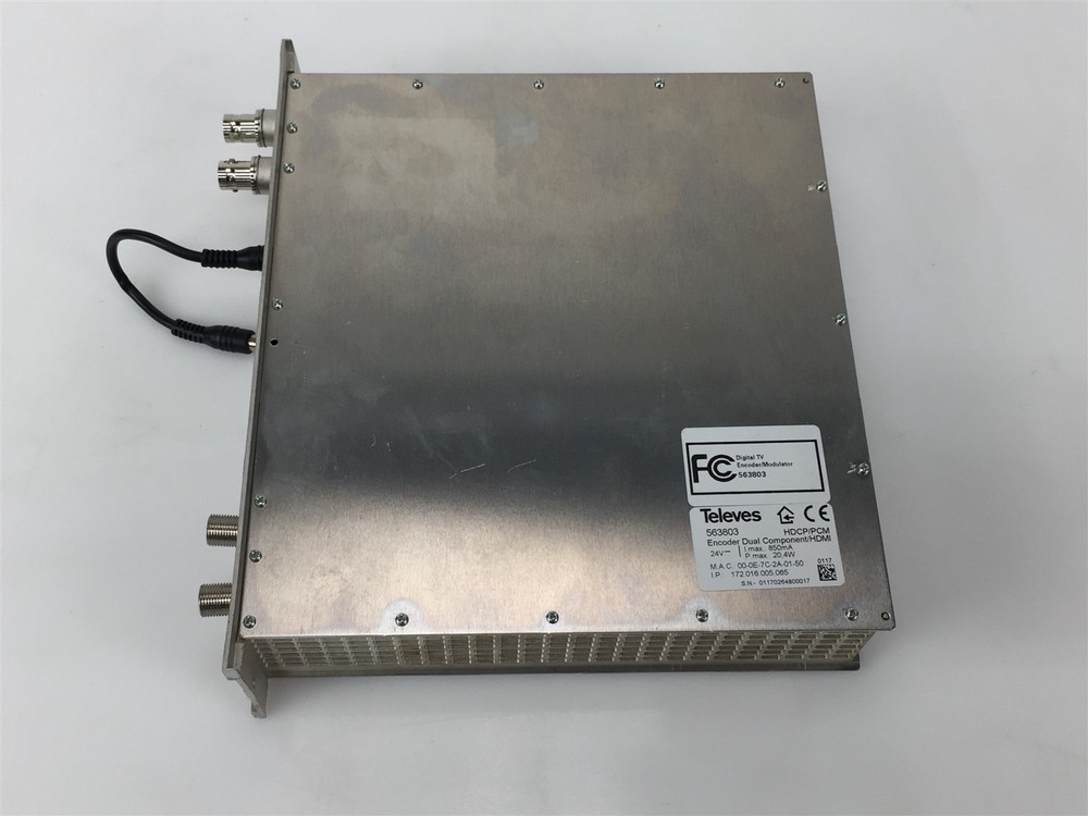 Televes HDTV Encoder/Modulator - Dual HDMI Component to QAM 563803