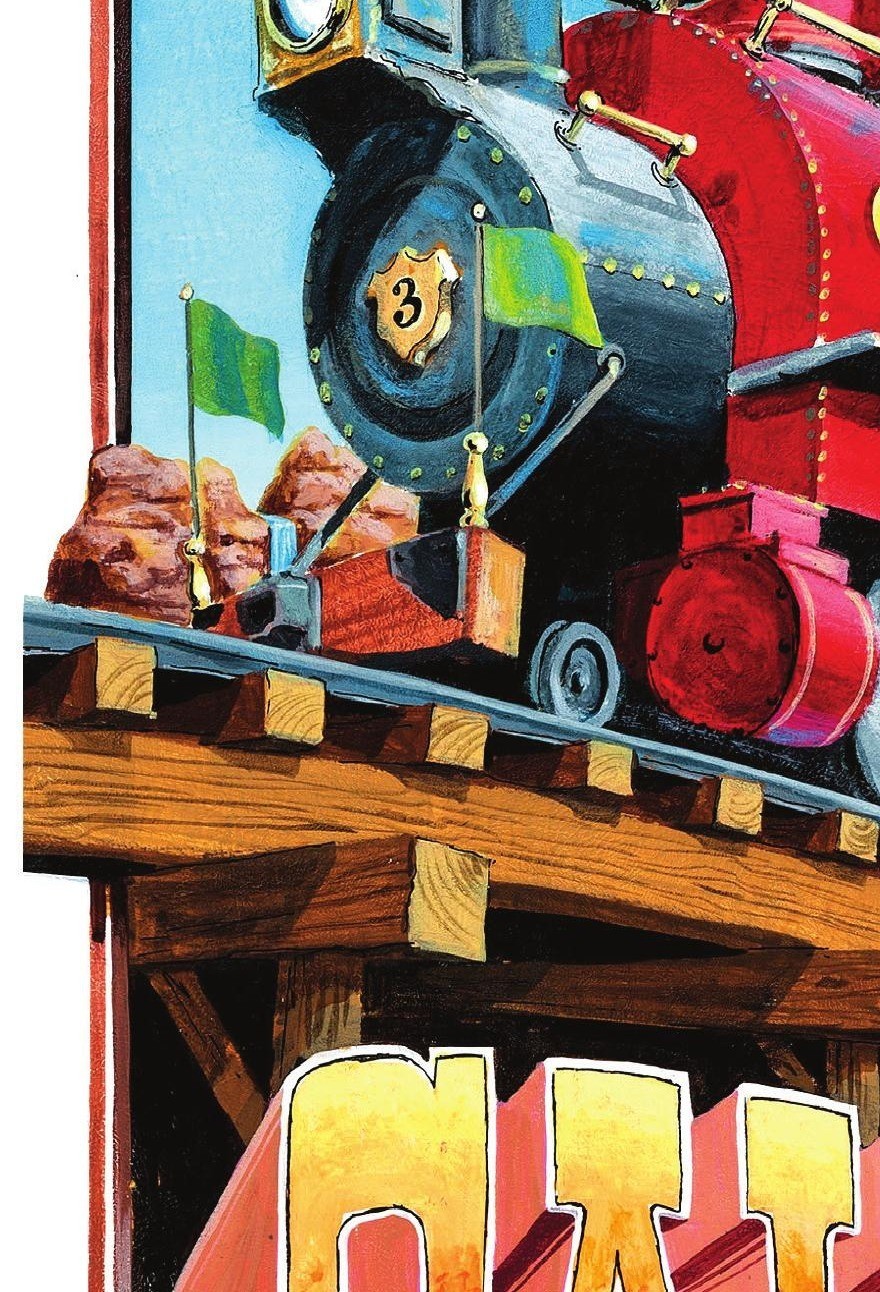 Knotts Berry Farm Calico Mine Train Ghost Town Poster 11x14 11x17 12x18 13x19