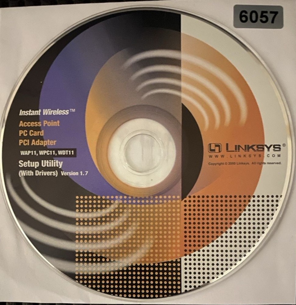 VINTAGE SOFTWARE | LINKSYS INSTANT WIRELESS SETUP UTILITY WITH DRIVERS v1.7
