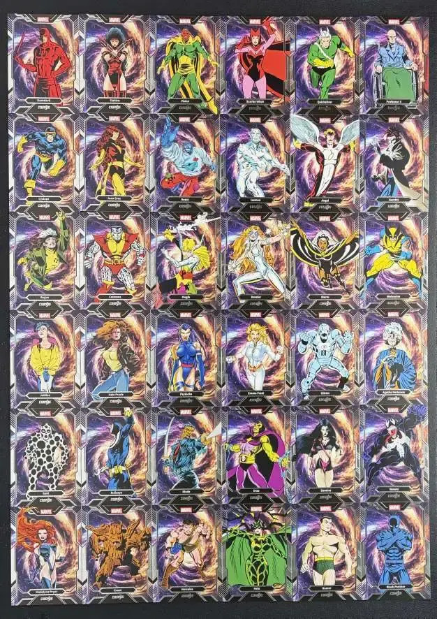 2025 Kakawow Cosmos Marvel Complete Set Full 1-108 Spider-Man Wolverine RQ62