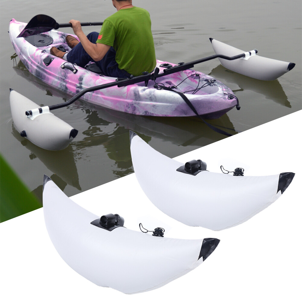 Inflatable Kayak Outrigger Stabilizer – Durable PVC Canoe Float Kit