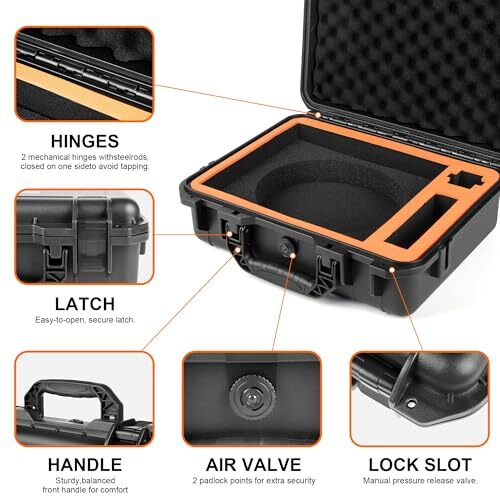 Starlink Mini Case, Waterproof Hard Case for Starlink Mini Dish Kit, Portable