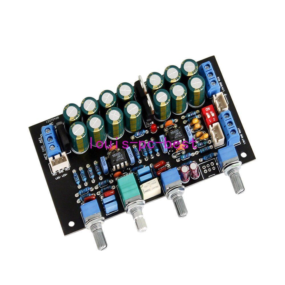 Pre-amplifier Tone Board JRC5532 Volume Control DIY Speaker Amplifiers Audio Amp