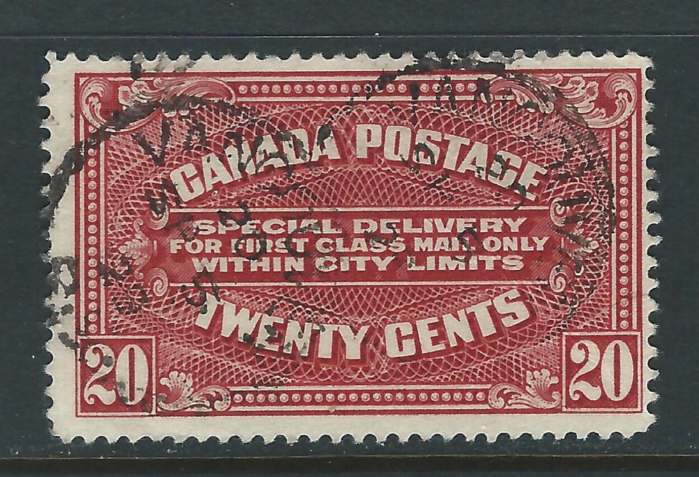 Bigjake: Canada #E2, 20 cent Special Delivery