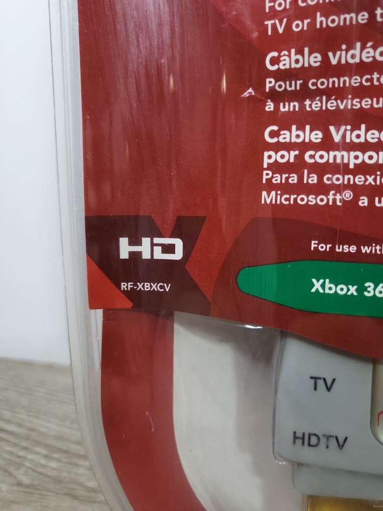 Rocketfish HD Component Video/Stereo Audio Gaming Cable for Xbox 360 NEW