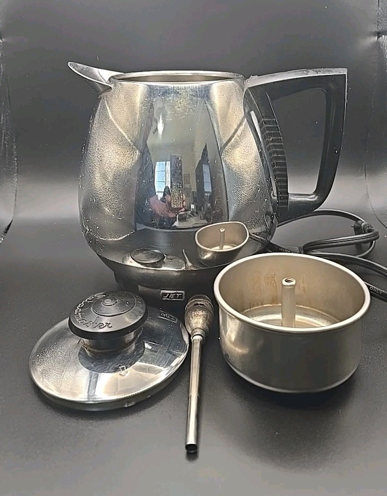 Saladmaster Jet-O-Matic Model 10 Electric Coffee Maker Working