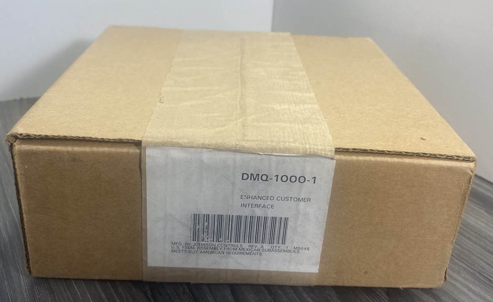 Johnson Controls DMQ-1000-1 Thermostat Wall-Mount - Enhanced Customer Interface