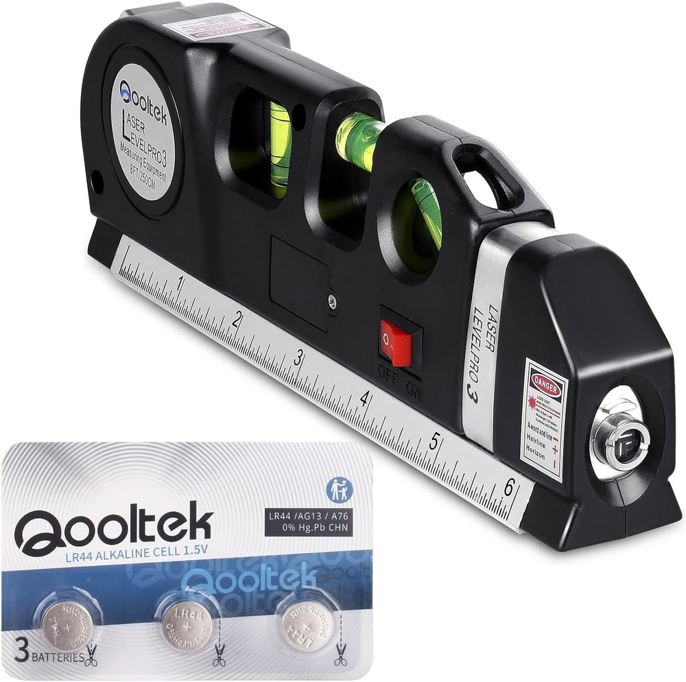 Multi-Function Laser Level & Measuring Tool Kit