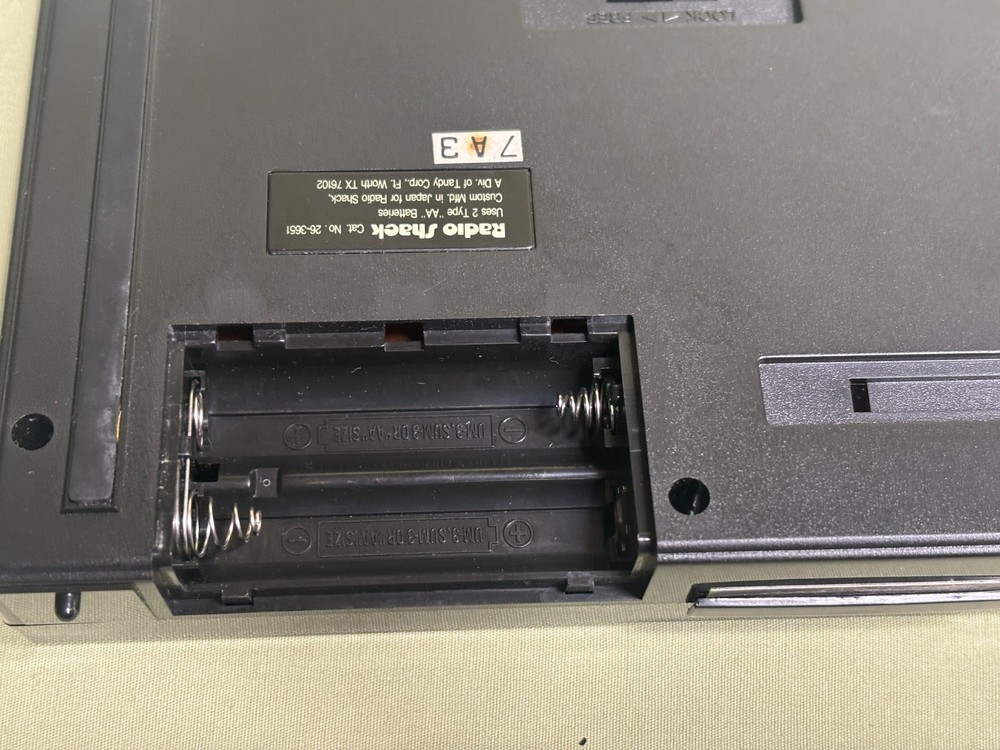 Tandy Radio Shack PC-4 Pocket Computer w/ Cassette Interface