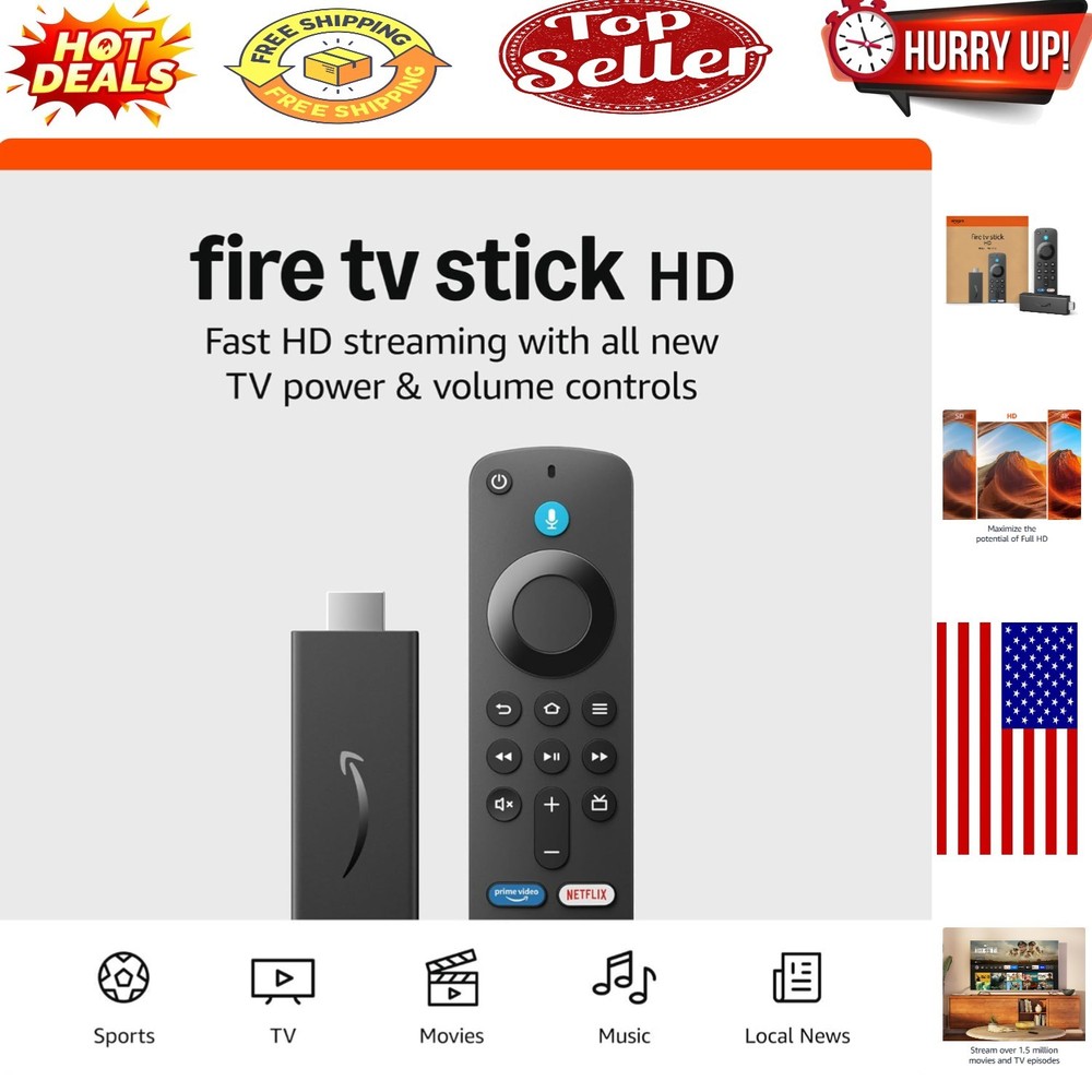 Stick HD: 4K Streaming & Smart Home Control