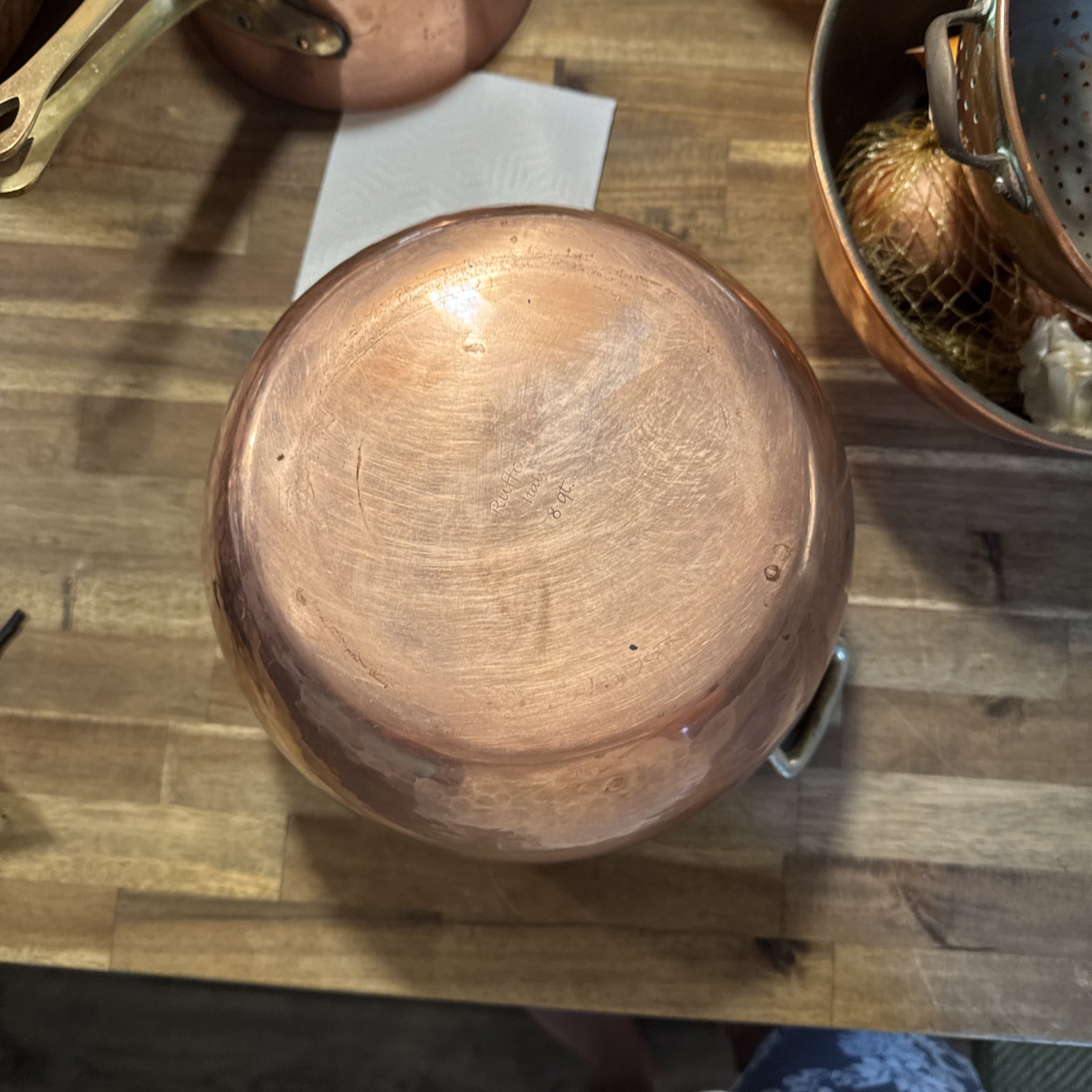 Ruffoni Copper 8 Quart Copper Stock Pot