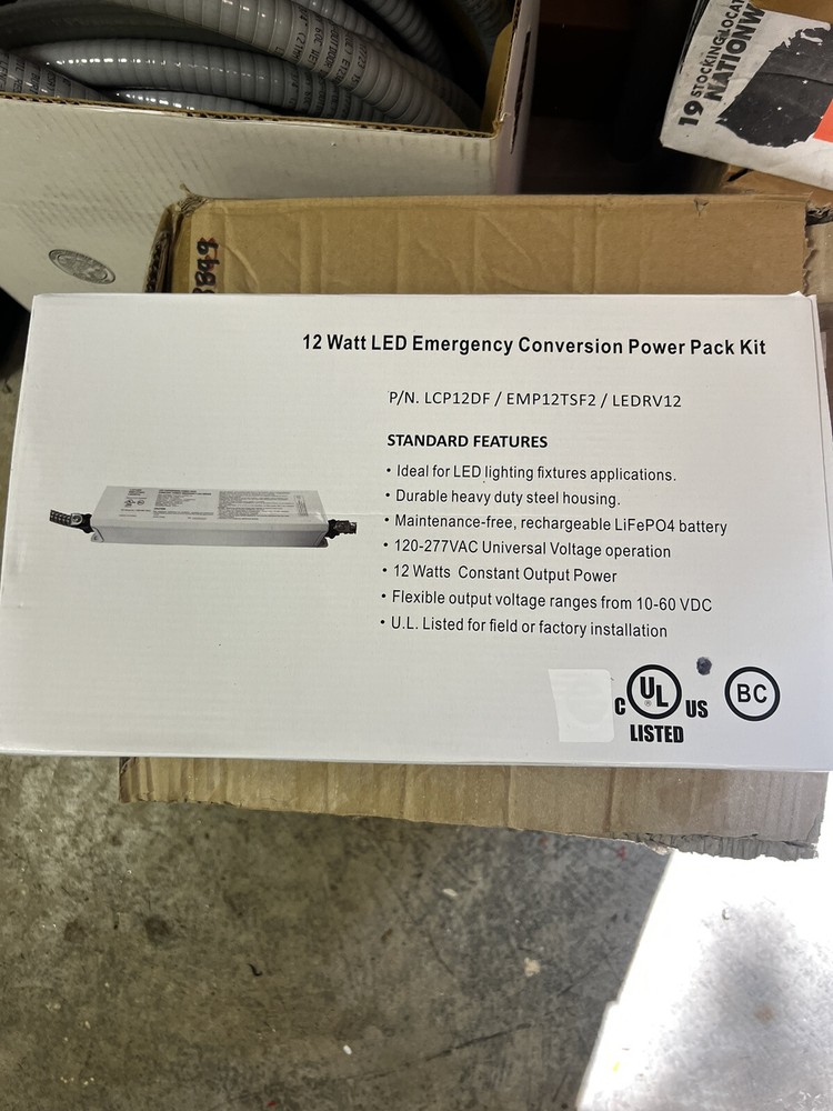 12 Watt LED Emergency Conversion Power Pack Kit