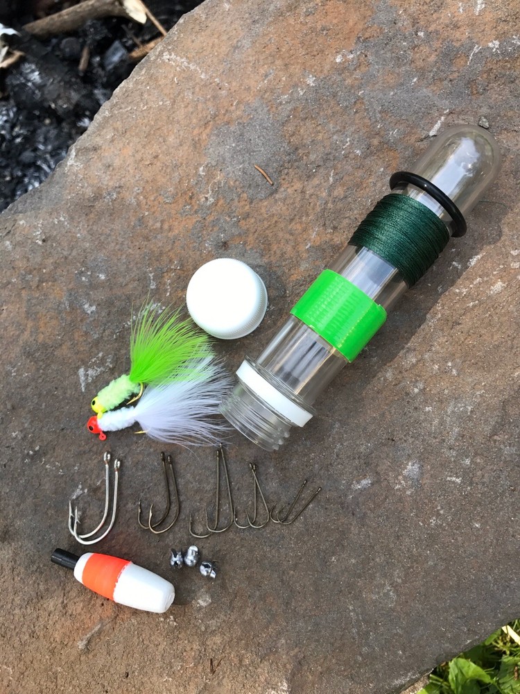 Emergency - Survival - Backpacker - Hand Line - Fish Kit w/ Braided Line