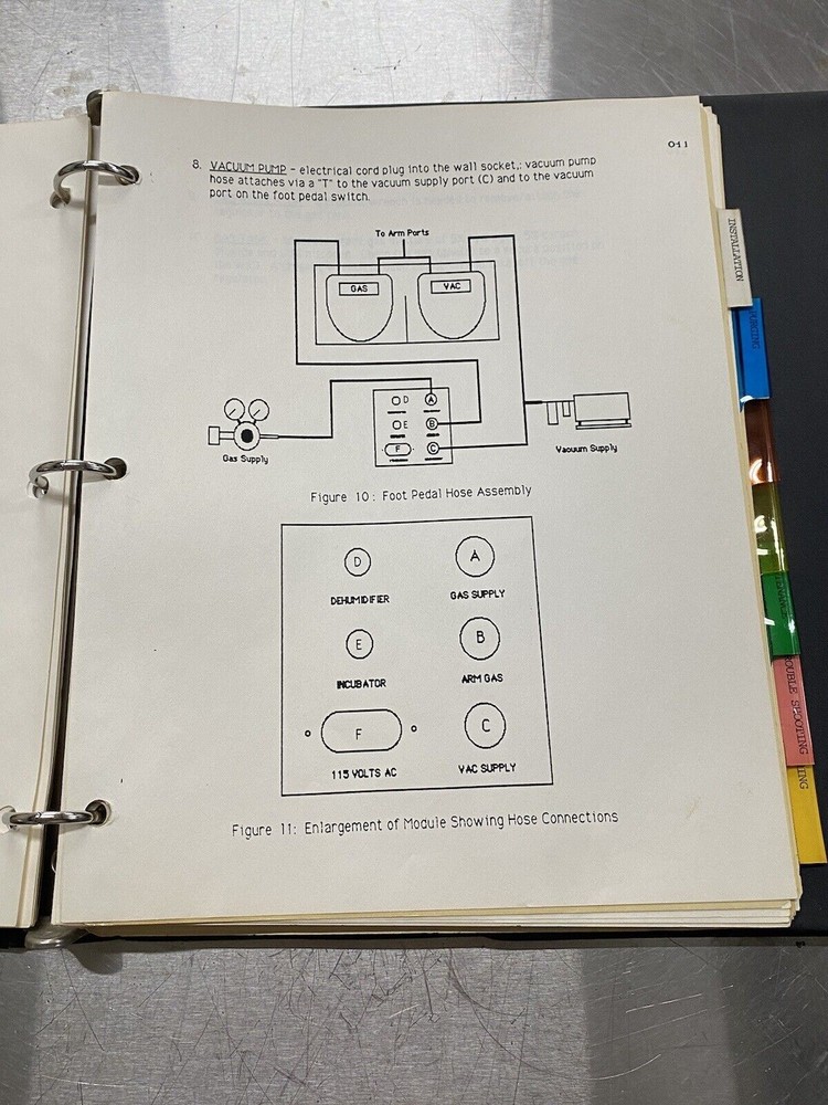 Shel Lab Bactron Anaerobic Environment System - Users Guide / Instruction Book