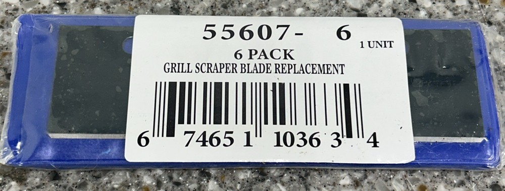 Nemco 55607-6 Grill Scraper Blade Replacements 6 Pack