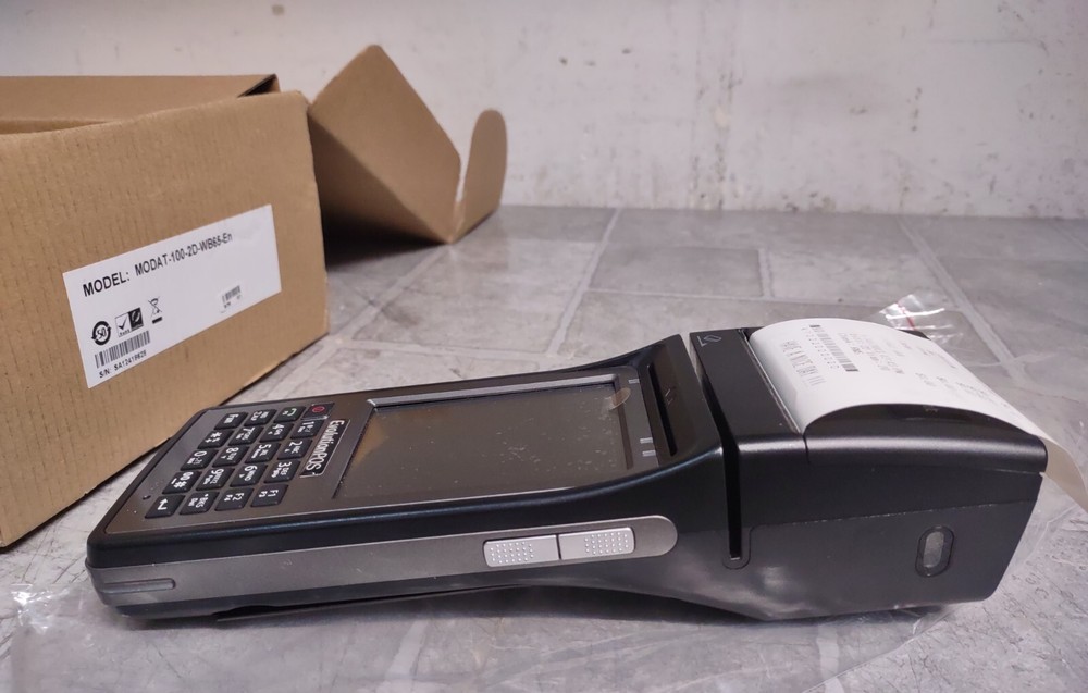 UNTESTED Handheld Pos Terminal NO POWER ADAPTER