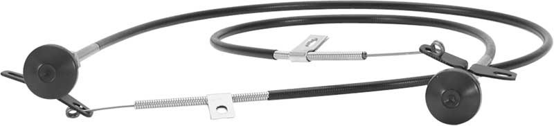 1955 Chevrolet Vent And Defrost Control Cable Set With Smooth Knobs