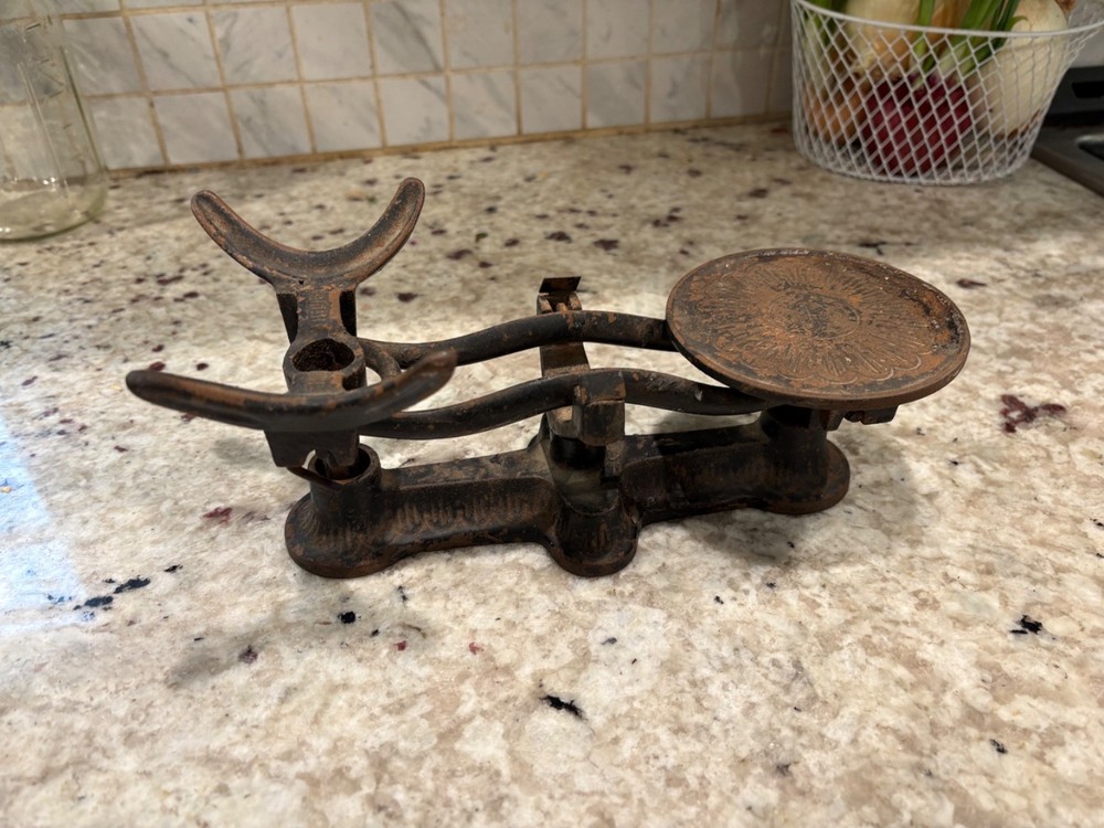 Antique small Cast Iron Balance Scale