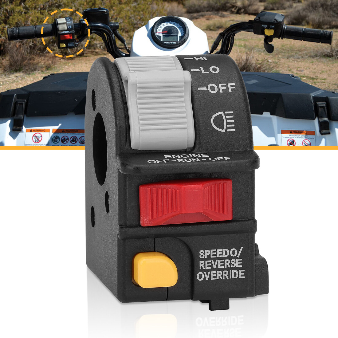 Left Handlebar Switch for Polaris Trail Boss 330 2003-2009 Magnum 330 2004-2006