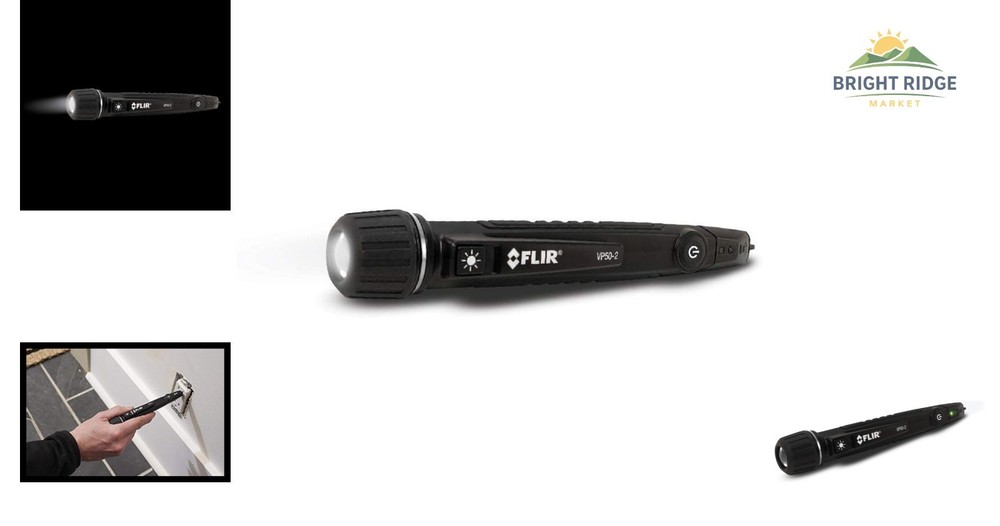 CAT IV Voltage Detector with Light and Beeper Alarms for Safe Electrical Testing