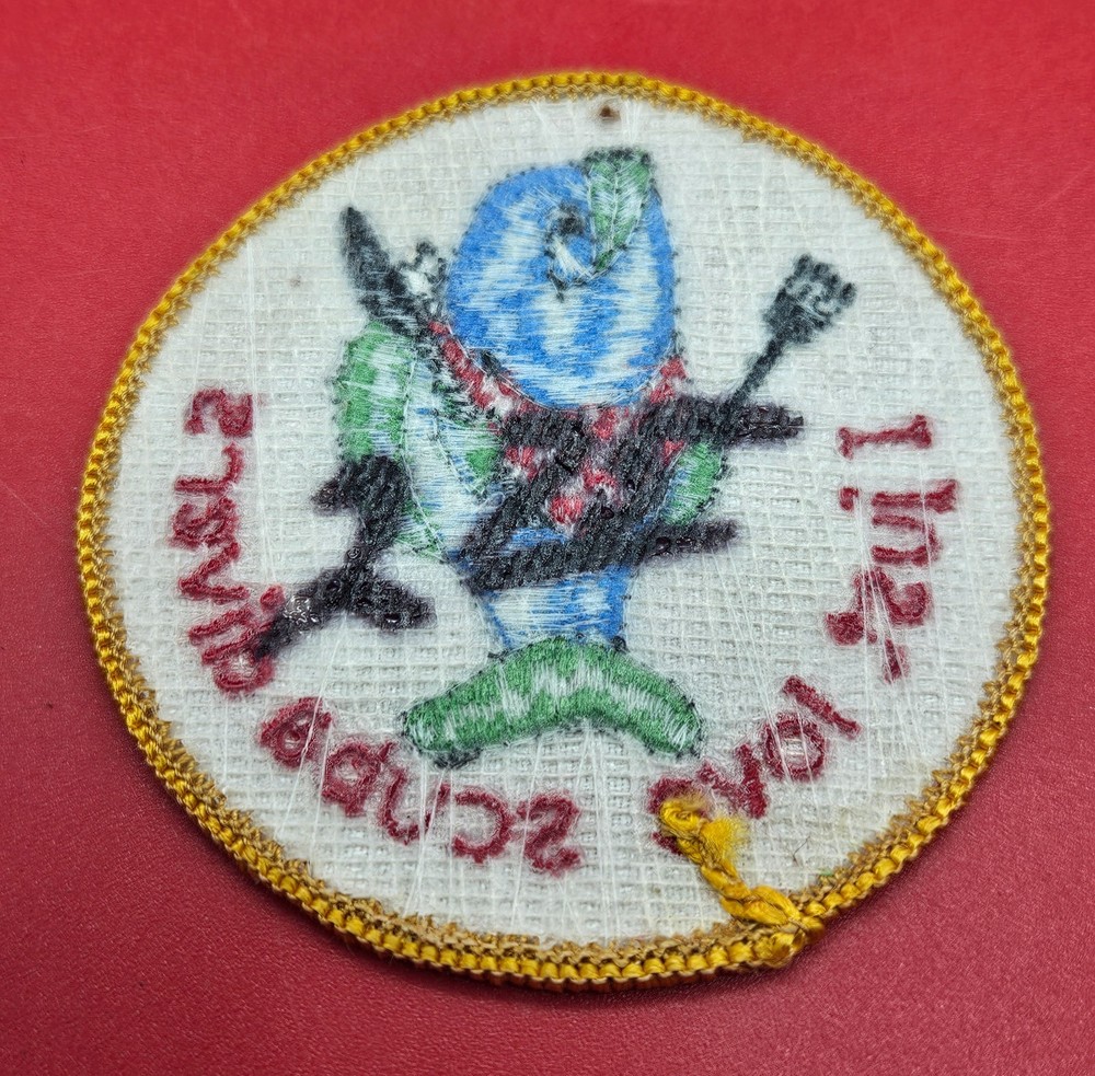 I just love scuba divers patch