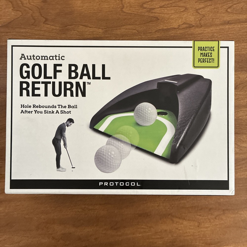 Automatic Golf Ball Return Protocol Indoor Practice Putting Green New In Box