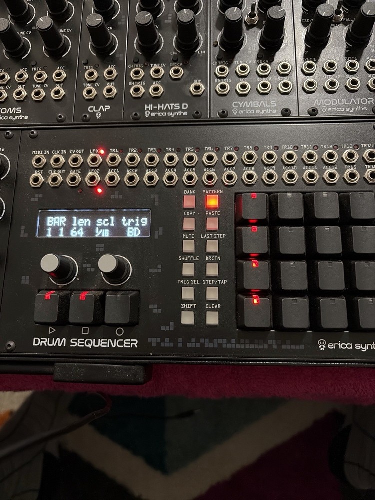 Erica Synths Techno System Modular Synthesizer EURORACK MINT