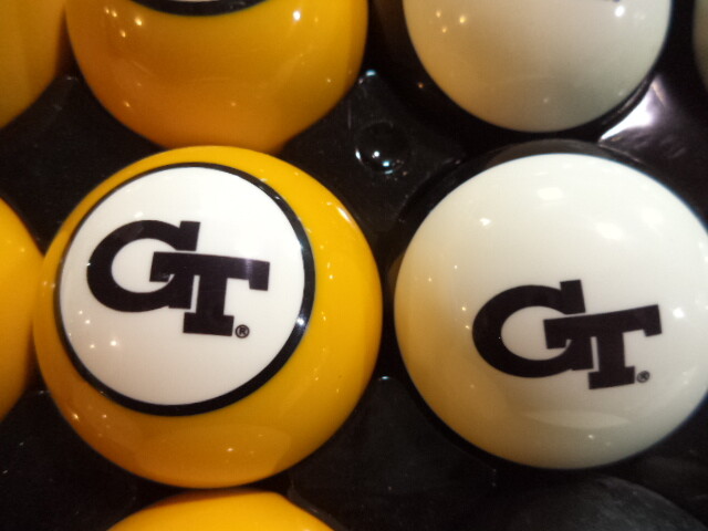 Georgia Tech Yellow Jackets Billiard Ball Set