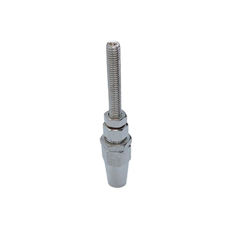 4 Pc Stainless Steel 3/16" Swageless Threaded Stud 5/16" Thread 3/16" Cable