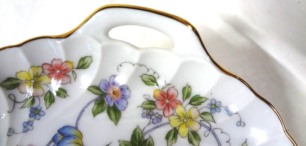 1996-2006 ANDREA by SADEK - CORONA PATTERN large 14" BREAD TRAY/SERVER - MINT