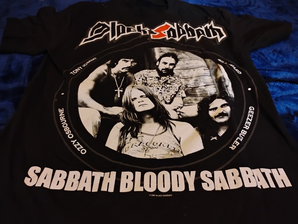 2007 -OZZY OSBOURNE(SZ-S34/36-HANES) ROCK-SHIRT(NEVER WORN BLACK SABBATH