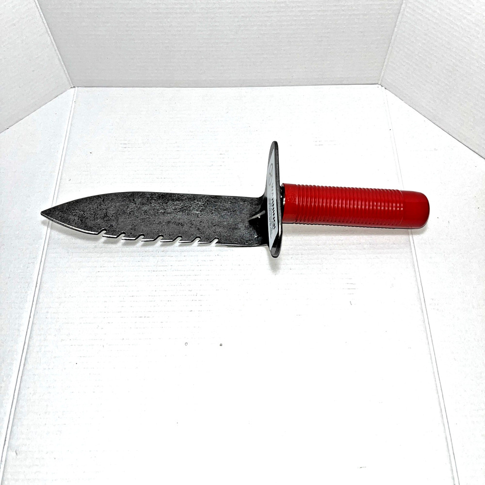 Lesche Metal Detecting Side Serrated Hand Digging tool with Nylon Sheath