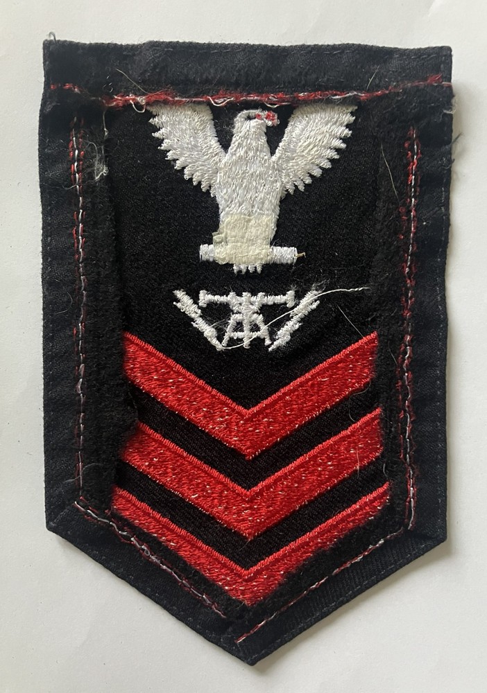 US Navy Fire Controlman Petty Officer 1st Class rank patch
