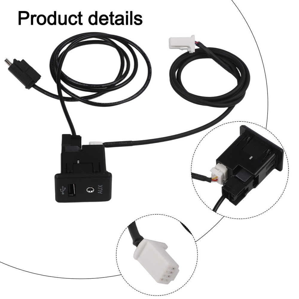 For Nissan AUX Interface with 8Pin Cable Compatible with 2013 2019 Models