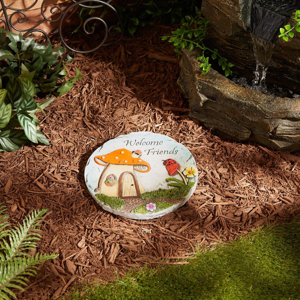 Accent Plus Welcome Friends Stepping Stone