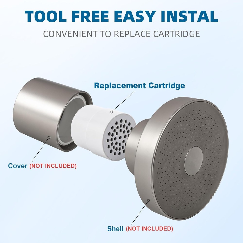 Shower Filter Replacement Cartridge for JOLIE Head - KDF - 1...