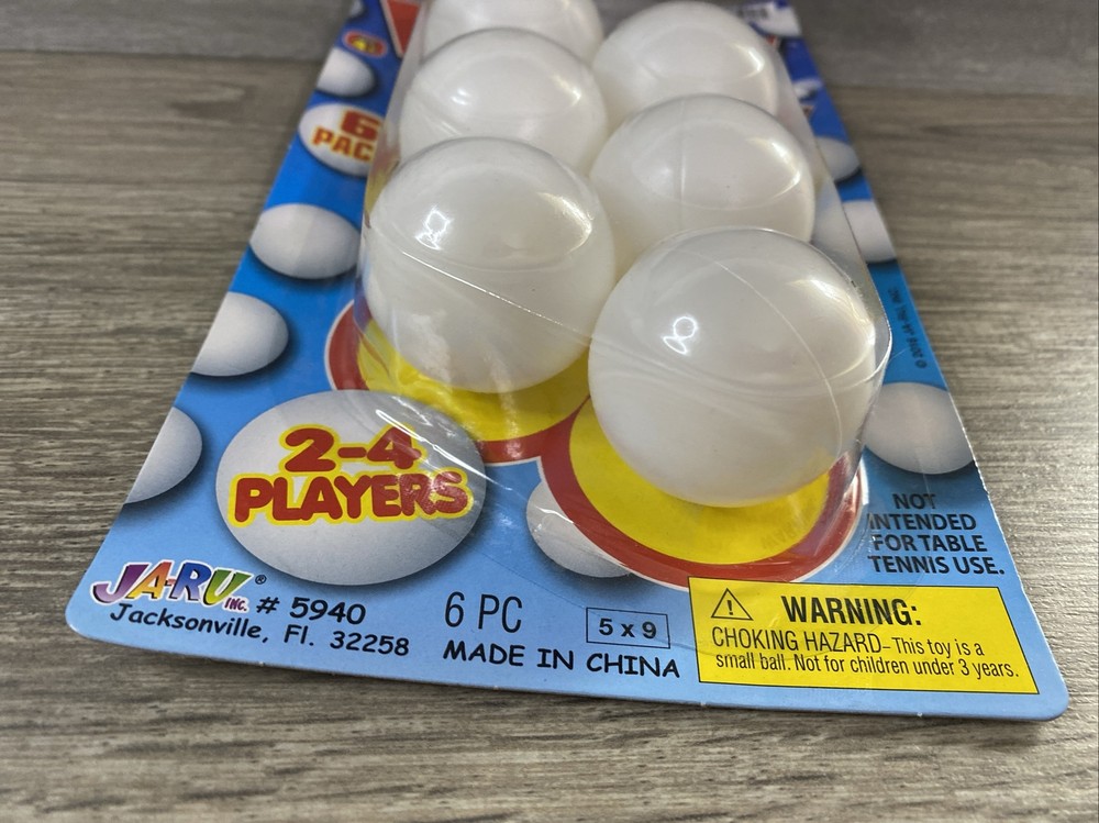 Let’s Play Pong 6 Pack New Sealed