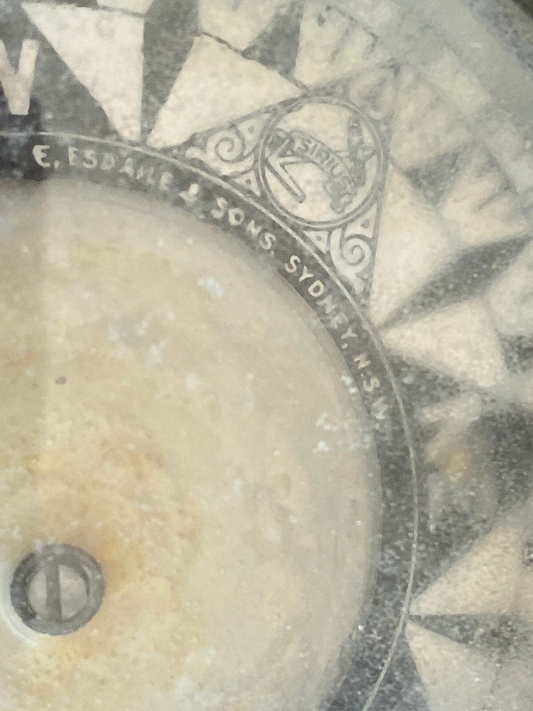 Antique E. Esdaile & Sons Sidney Gimbal Compass