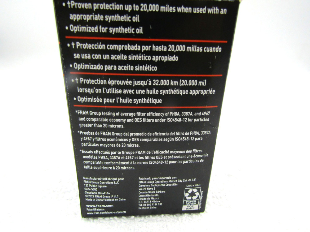 Fram Titanium FS12782 Engine Oil Filter